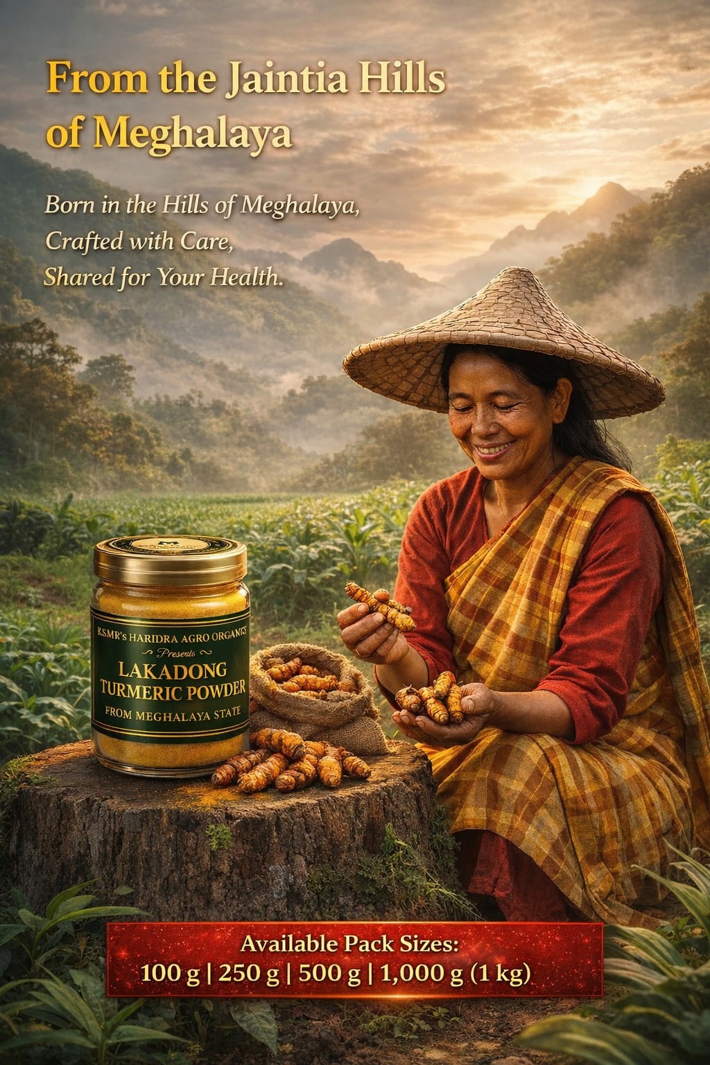 Lakadong Turmeric Powder